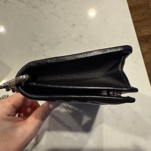 Prada Quilted Leather Clutch with Detachable Chain - Picture 14 of 16